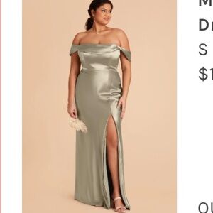 ORIGINAL TAGS- BRIDESMAIDS DRESS- SIZE SMALL- MOSS GREEN
